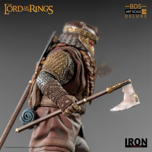 Iron studios Gimli Deluxe BDS Art Scale 1/10 statue – Lord of the Rings - Image 11