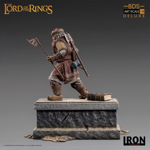 Iron studios Gimli Deluxe BDS Art Scale 1/10 statue – Lord of the Rings - Image 7