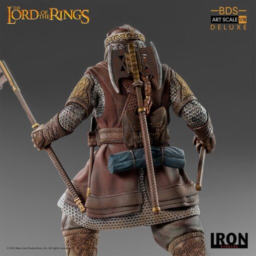 Iron studios Gimli Deluxe BDS Art Scale 1/10 statue – Lord of the Rings - Image 10