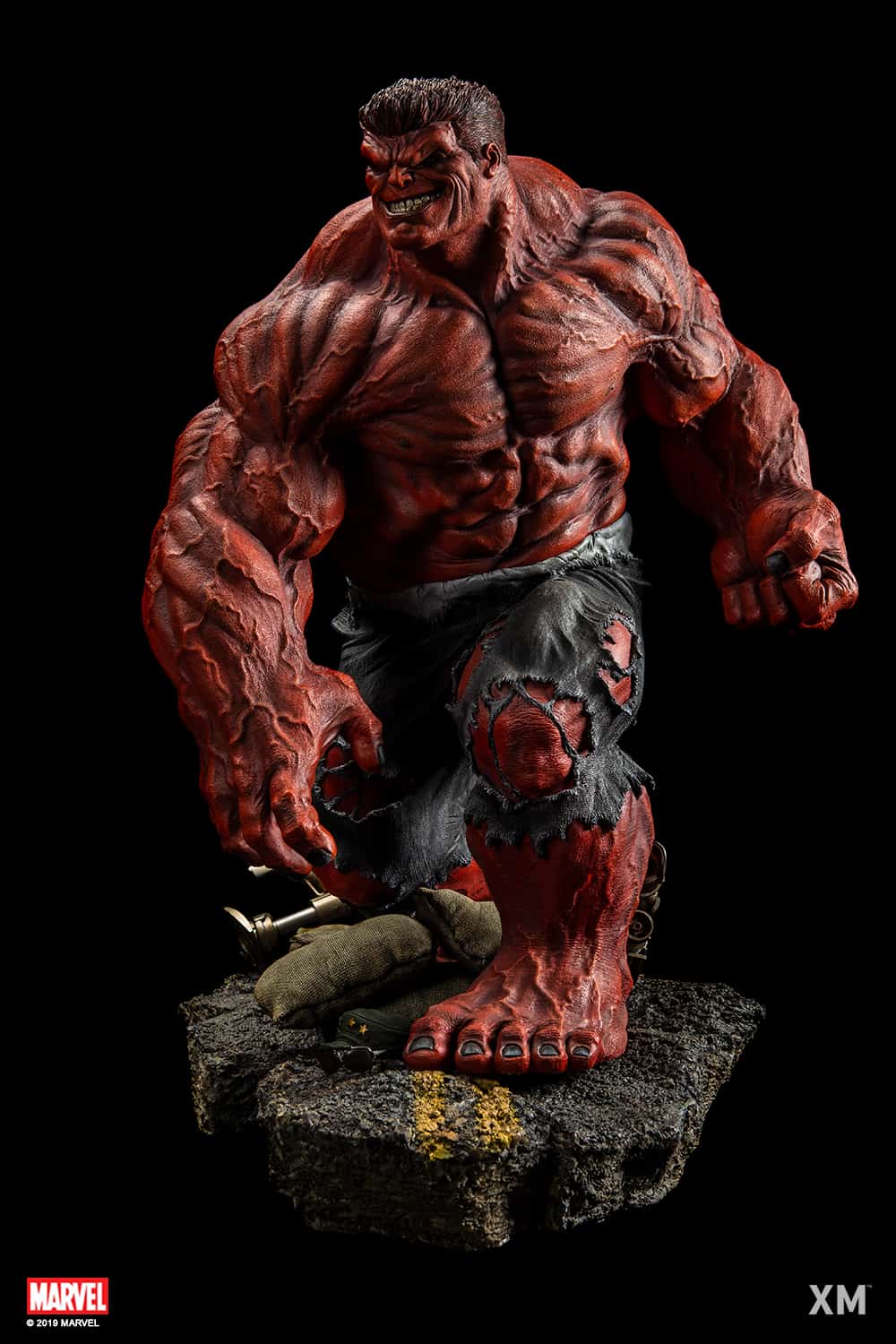 Red Hulk 1:4 Scale Comic Version By XM Studio - Image 3