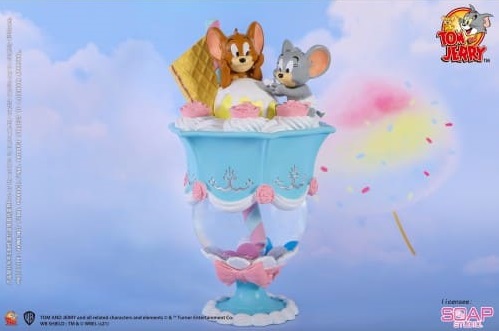 Tom and Jerry-Candy Parfait Snow Globe By Soap Studio - Image 2