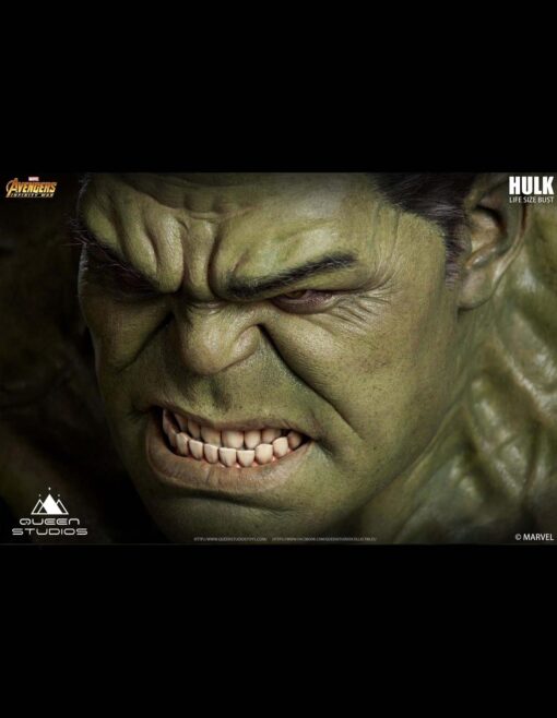 QUEEN STUDIOS Hulk 1:1 Lifesize Bust by Queen Studios Regular price - Image 10