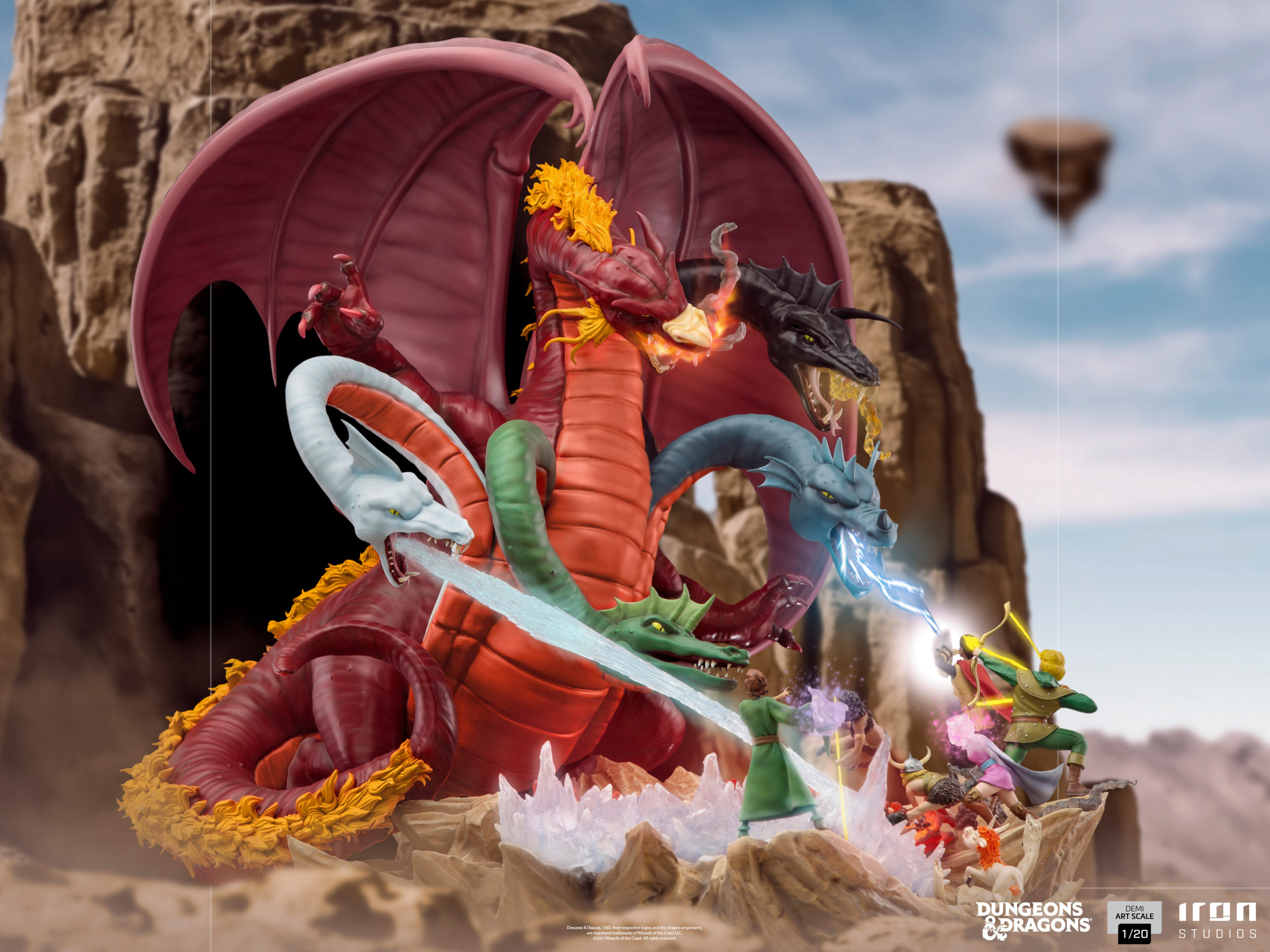 Tiamat Battle Demi Art Scale 1/20 – Dungeons and Dragons - Image 4