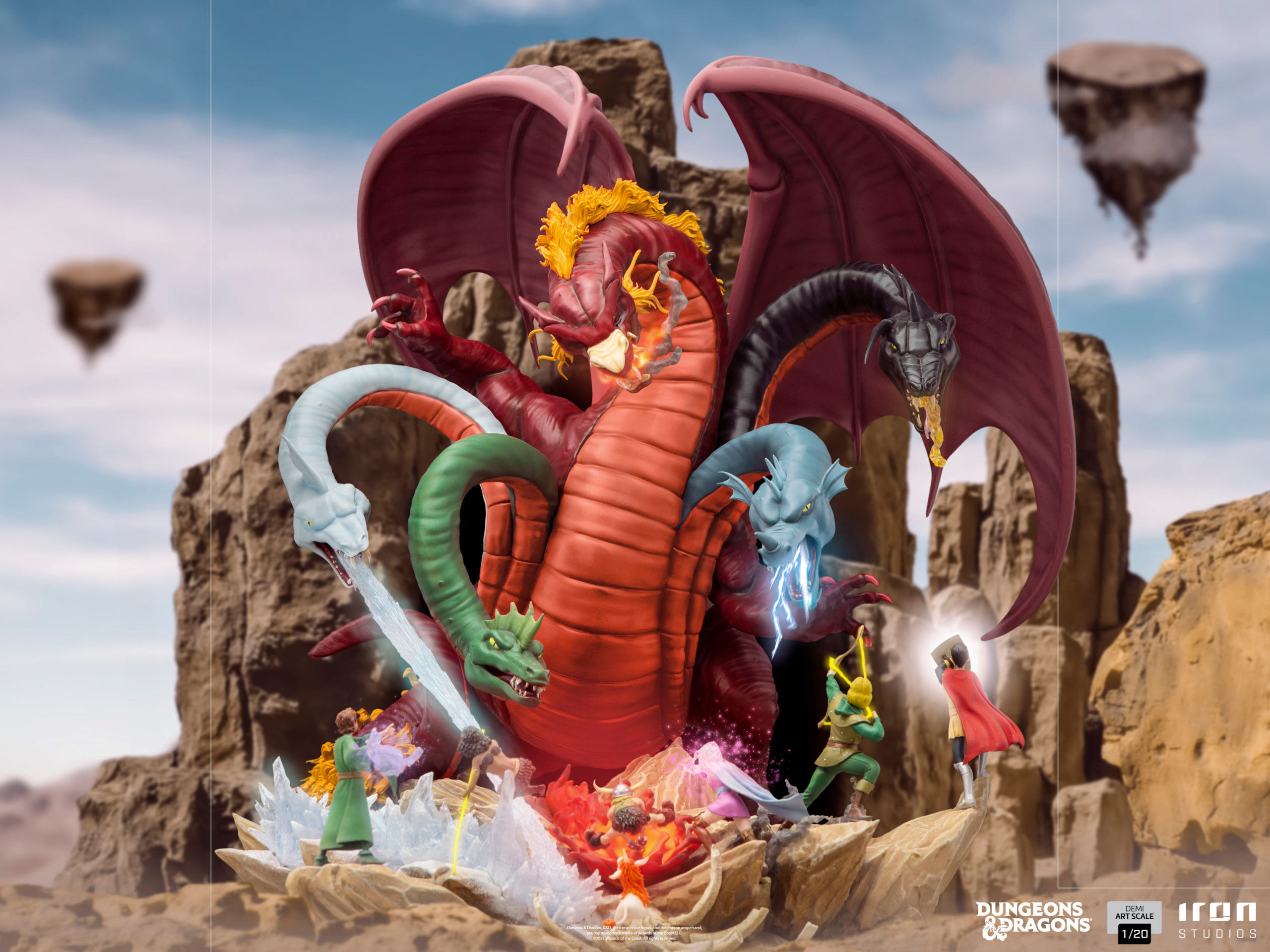 Tiamat Battle Demi Art Scale 1/20 – Dungeons and Dragons - Image 3