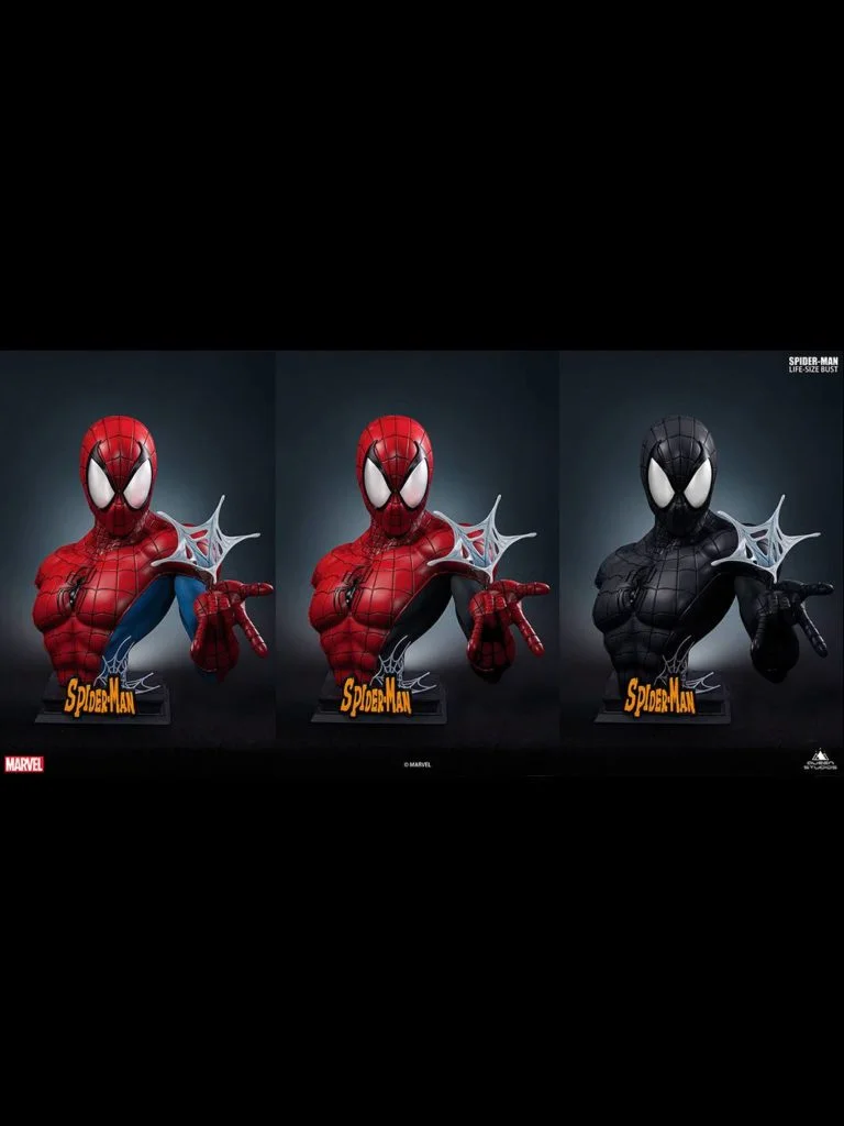 Comic Spider-Man 1:1 Bust by Queen Studios – Black Version