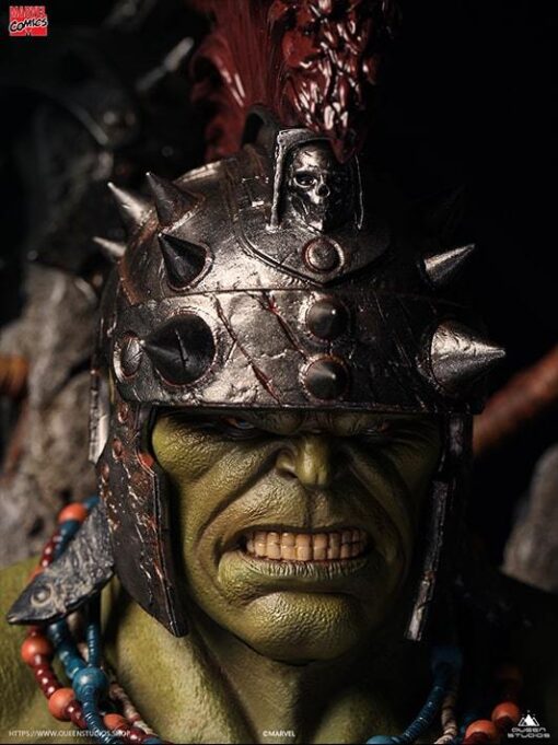 QUEEN STUDIOS Green Scar Hulk 1/4 Statue (Marvel Comics) Premium edition - Image 13
