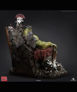 QUEEN STUDIOS Green Scar Hulk 1/4 Statue (Marvel Comics) Premium edition - Image 12