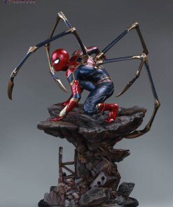 QUEEN STUDIOS Iron Spider-Man 1/4 Scale Statue - DELUXE EDITION - Image 12