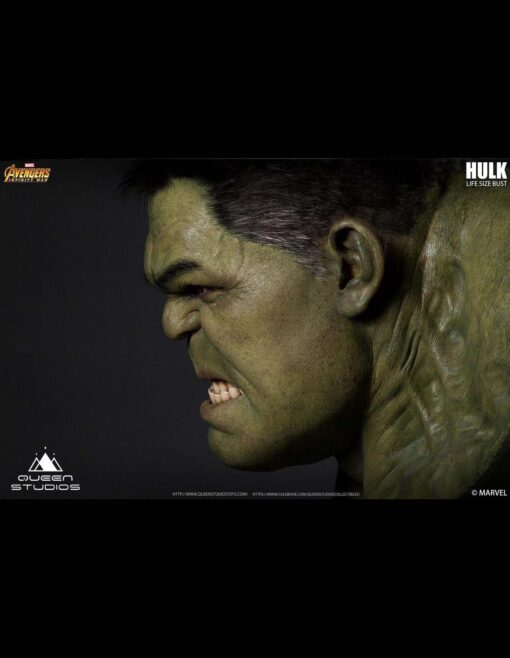 QUEEN STUDIOS Hulk 1:1 Lifesize Bust by Queen Studios Regular price - Image 6