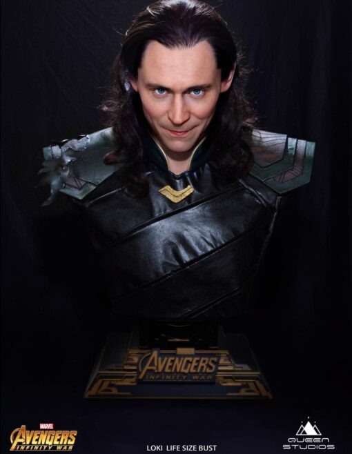 QUEEN STUDIOS Loki 1:1 Lifesize Bust by Queen Studios