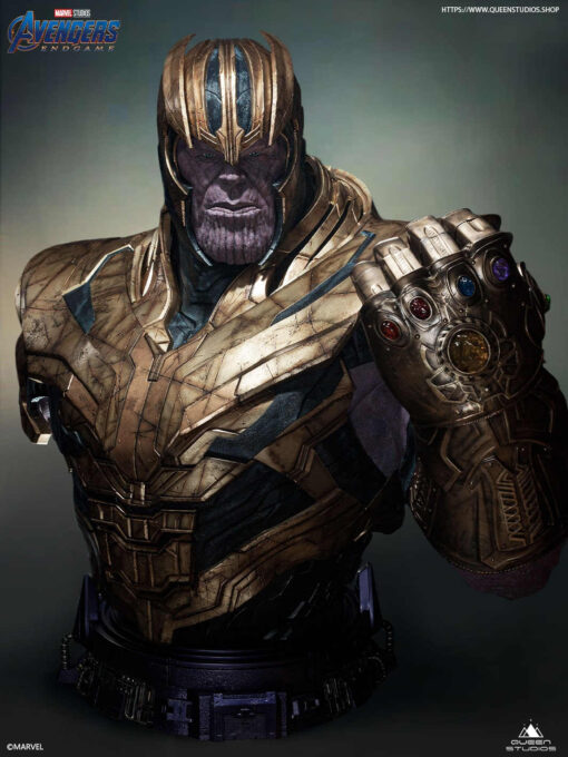 QUEEN STUDIOS Avengers: Endgame Thanos Life-size Bust - Image 15