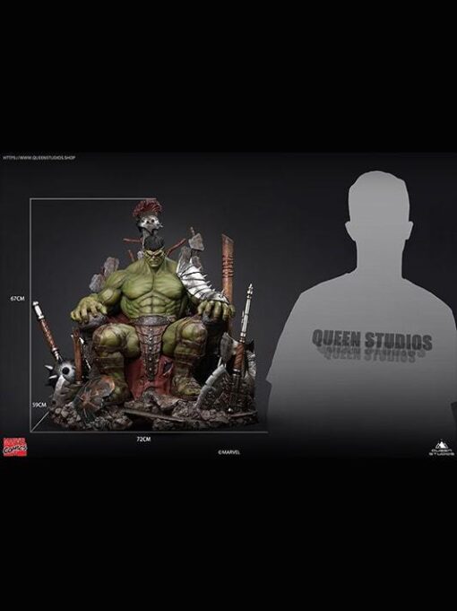 QUEEN STUDIOS Green Scar Hulk 1/4 Statue (Marvel Comics) Premium edition - Image 2