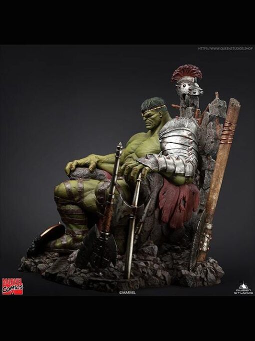 QUEEN STUDIOS Green Scar Hulk 1/4 Statue (Marvel Comics) Premium edition - Image 10
