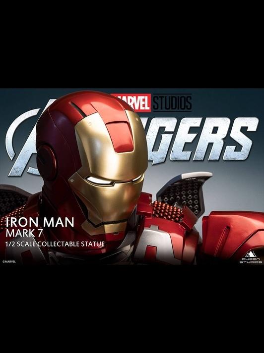 QUEEN STUDIOS Iron Man Mark 7 1:2 Scale Statue - Image 6