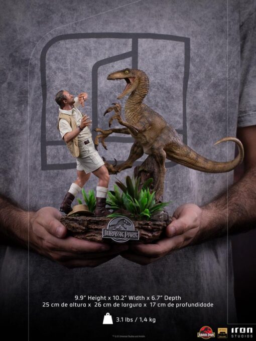 Clever Girl Deluxe Art Scale 1/10 – Jurassic Park
