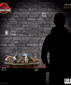 Alternative view of Triceratops Diorama Deluxe Art Scale 1/10 – Jurassic Park