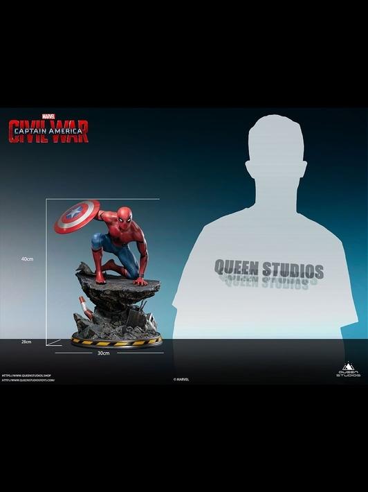 MARVEL Spider-Man 1/4 Scale Captain America: Civil War Statue PREMIUM EDITION - Image 2