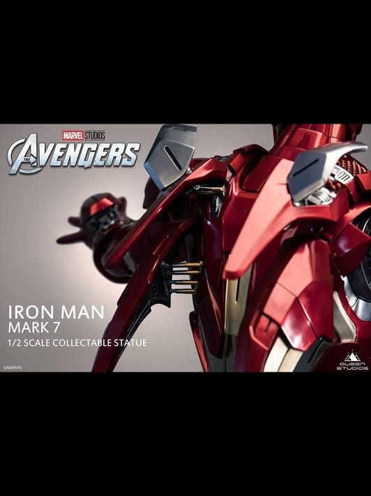 QUEEN STUDIOS Iron Man Mark 7 1:2 Scale Statue - Image 7