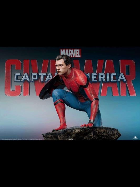 MARVEL Spider-Man 1/4 Scale Captain America: Civil War Statue PREMIUM EDITION - Image 9