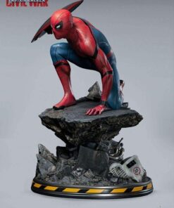 MARVEL Spider-Man 1/4 Scale Captain America: Civil War Statue PREMIUM EDITION - Image 7