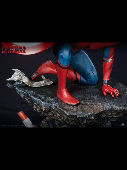 MARVEL Spider-Man 1/4 Scale Captain America: Civil War Statue PREMIUM EDITION - Image 18