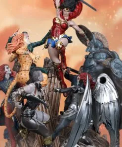XM STUDIOS  1/6 SCALE FIGURE LIMITED EDITION NEW WONDER WOMAN COURAGE 1/6 SCALE DIORAMA