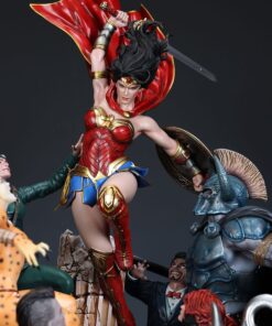 XM STUDIOS  1/6 SCALE FIGURE LIMITED EDITION NEW WONDER WOMAN COURAGE 1/6 SCALE DIORAMA - Image 9