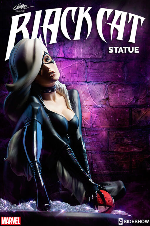 Black Cat Polystone Statue by Sideshow Collectibles J. Scott Campbell Spider-Man Collection COLLECTOR EDITION LIMITED EDITION