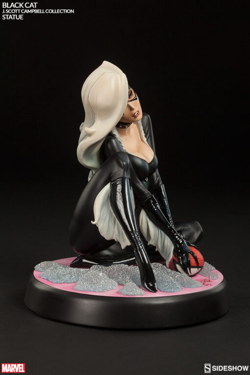 Black Cat Polystone Statue by Sideshow Collectibles J. Scott Campbell Spider-Man Collection COLLECTOR EDITION LIMITED EDITION - Image 5