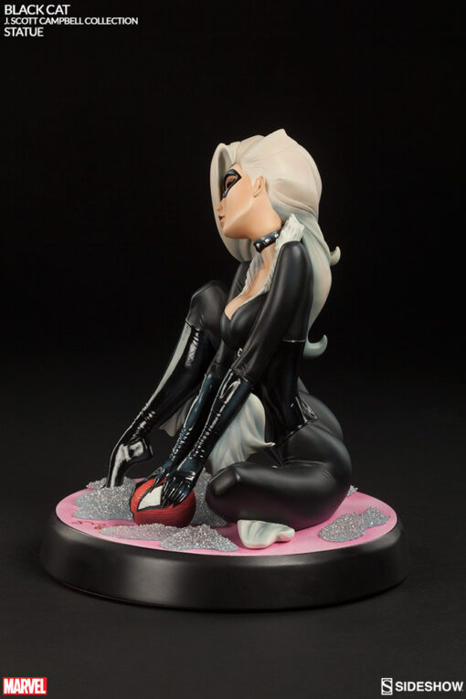 Black Cat Polystone Statue by Sideshow Collectibles J. Scott Campbell Spider-Man Collection COLLECTOR EDITION LIMITED EDITION - Image 4