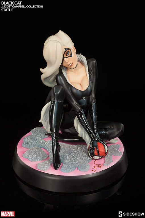 Black Cat Polystone Statue by Sideshow Collectibles J. Scott Campbell Spider-Man Collection COLLECTOR EDITION LIMITED EDITION - Image 6