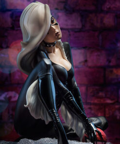 Black Cat Polystone Statue by Sideshow Collectibles J. Scott Campbell Spider-Man Collection COLLECTOR EDITION LIMITED EDITION - Image 2