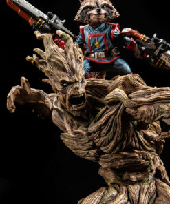 Alternative view of Rocket Raccoon & Groot 1:4 Scale Statue By XM Studio