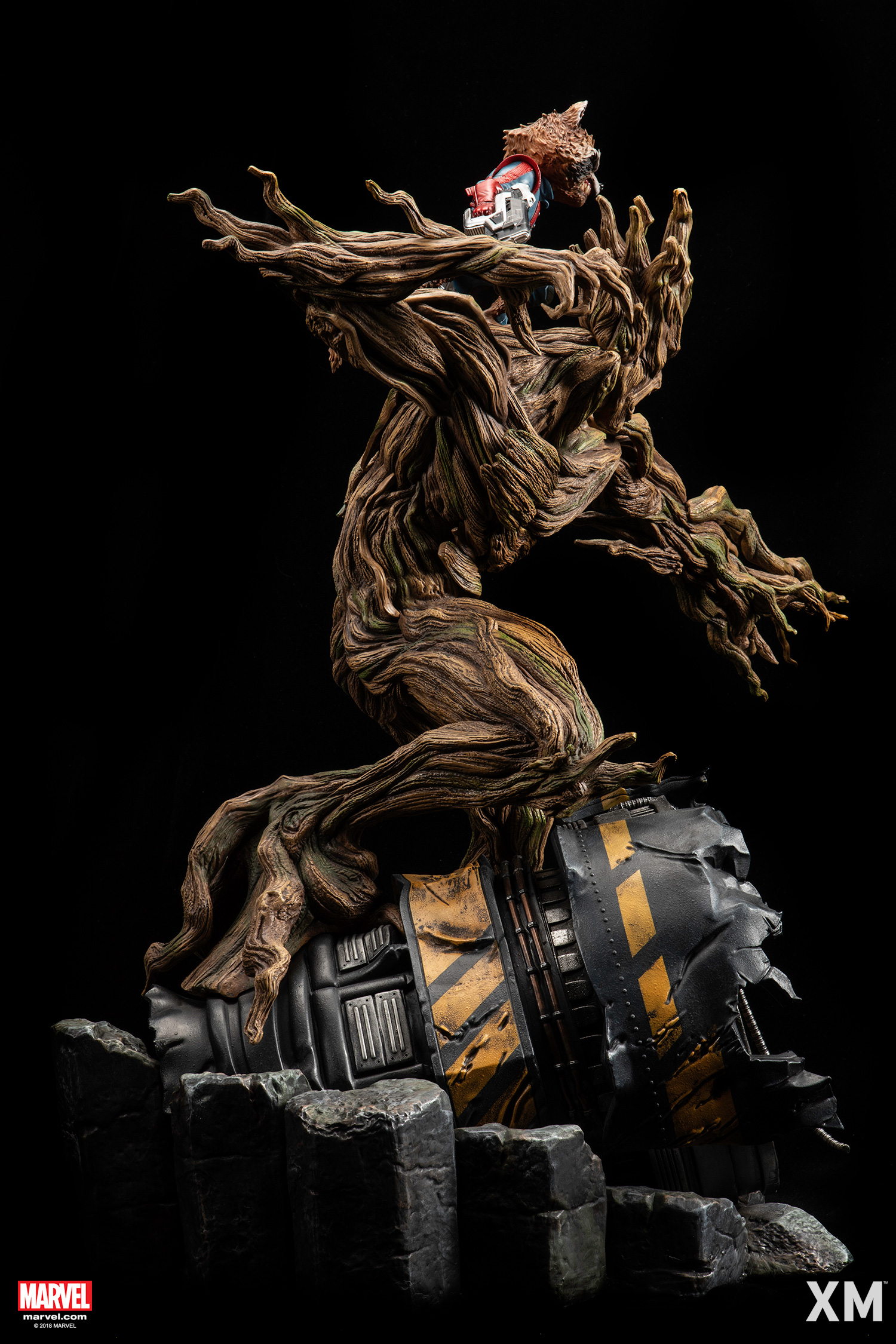 Rocket Raccoon & Groot 1:4 Scale Statue By XM Studio - Image 6