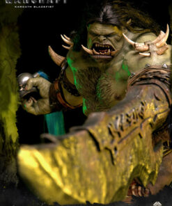 Alternative view of Kargath Bladefist Statue by Damtoys Epic Series: Warcraft Premium Statue