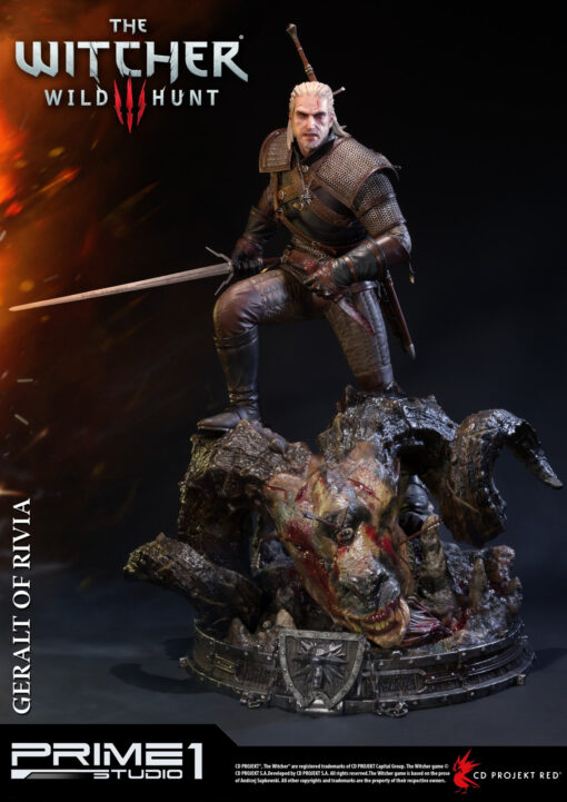 Geralt of Rivia Polystone Statue by Prime 1 Studio COLLECTOR EDITION LIMITED EDITION Limited Edition: 500 - Image 5