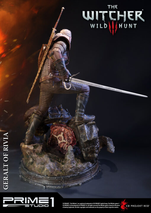Geralt of Rivia Polystone Statue by Prime 1 Studio COLLECTOR EDITION LIMITED EDITION Limited Edition: 500 - Image 9