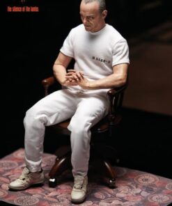 THE SILENCE OF THE LAMBS 1/6 SCALE HANNIBAL LECTER WHITE PRISON UNIFORM VERSION BY BLITZWAY