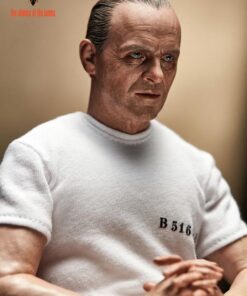 Alternative view of THE SILENCE OF THE LAMBS 1/6 SCALE HANNIBAL LECTER WHITE PRISON UNIFORM VERSION BY BLITZWAY