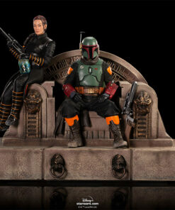 BOBA FETT AND FENNEC SHAND ON THRONE DELUXE ART SCALE 1/10 - The Mandalorian
