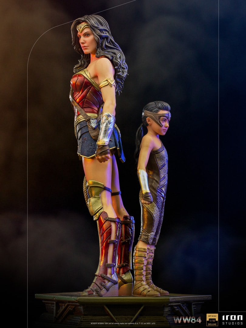 Wonder Woman & Young Diana Deluxe Art Scale 1/10 – WW84 By Iron Studios