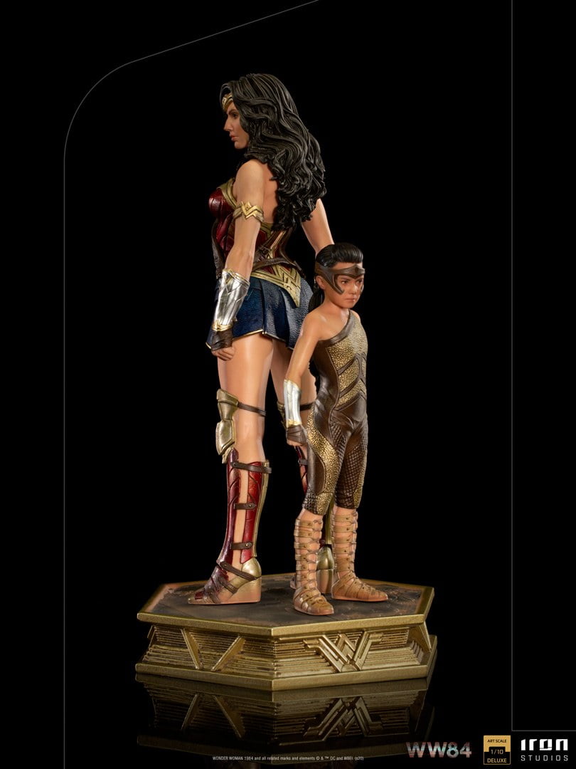 Wonder Woman & Young Diana Deluxe Art Scale 1/10 – WW84 By Iron Studios - Image 3