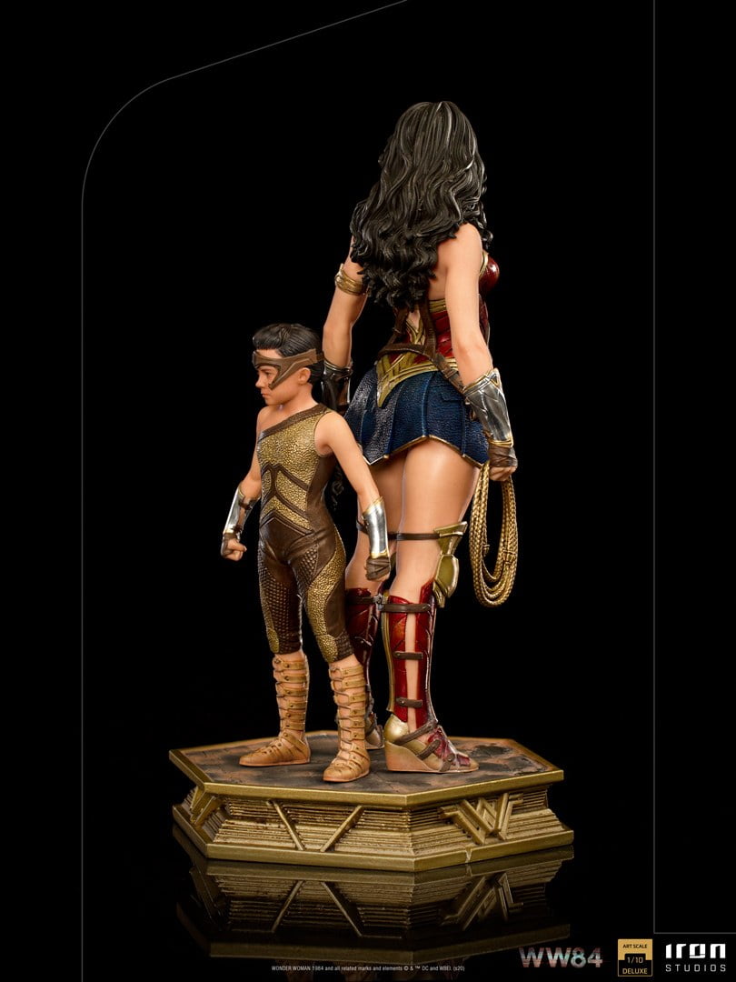 Wonder Woman & Young Diana Deluxe Art Scale 1/10 – WW84 By Iron Studios - Image 6