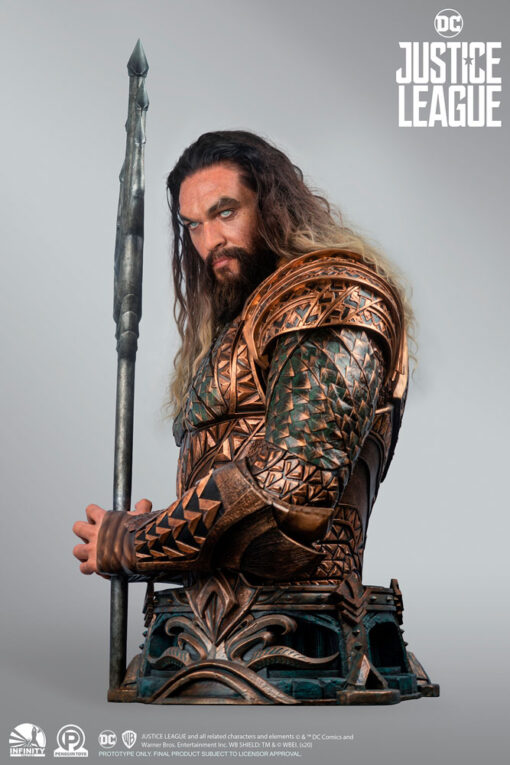 Aquaman Life-Size Bust by Infinity Studio X Penguin Toys Justice League LIMITED EDITION - Image 5