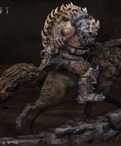 Blackhand Riding Wolf Statue by Damtoys - Image 4