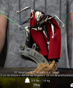 Alternative view of General Grievous Deluxe 1:10 Scale Statue by Iron Studios Star Wars - BDS Art Scale
