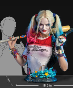 Alternative view of Backorder: Harley Quinn Life-Size Bust by Infinity Studio X Penguin Toys Suicide Squad LIMITED EDITION