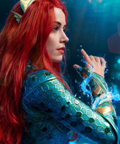 BACKORDER Mera Life-Size Bust by Infinity Studio X Penguin Toys DC Series Life Size Bust - Aquaman LIMITED EDITION - Image 4