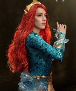 BACKORDER Mera Life-Size Bust by Infinity Studio X Penguin Toys DC Series Life Size Bust - Aquaman LIMITED EDITION - Image 6