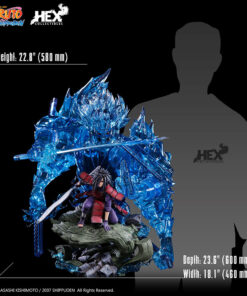 Alternative view of Uchiha Madara Statue by HEX Collectibles 1:8 Scale - Kekkei Genkai, Rinnegan: Susano’o